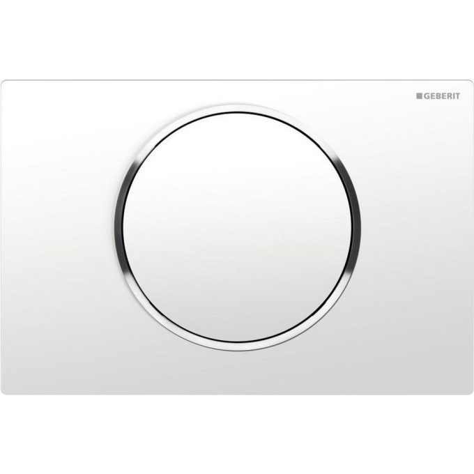 Смывная клавиша GEBERIT SIGMA 10 115,758.KJ.5 белый хром глянец