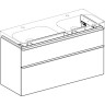 Тумба для комплекта GEBERIT SMYLE SQUARE 500,356.JK.1 118 см темно-серый